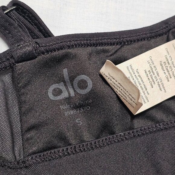 Alo Yoga Sport Bra Women Size S Black - Picture 4 of 15
